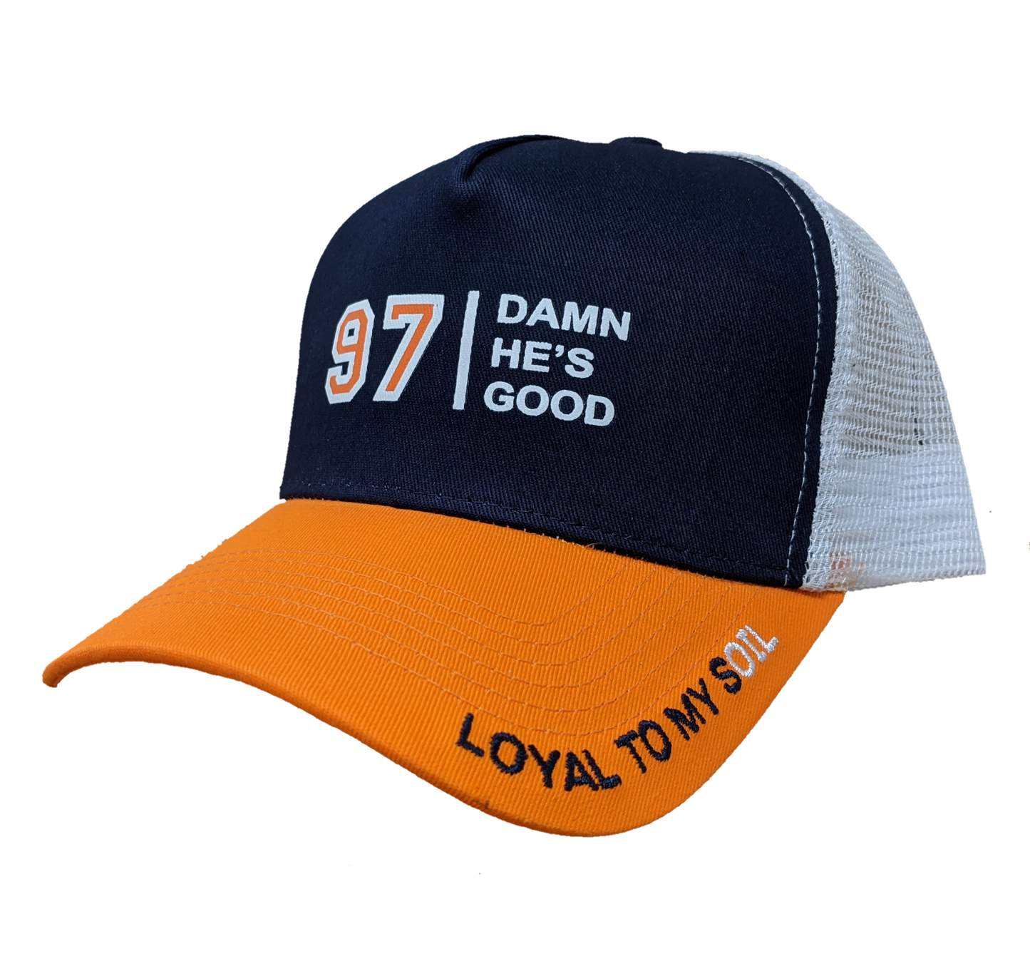 97 Damn He's Good Trucker Hat