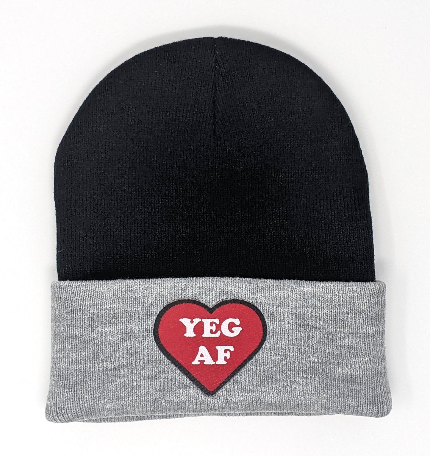 Yeg AF Donuts! Toque - Black/Grey