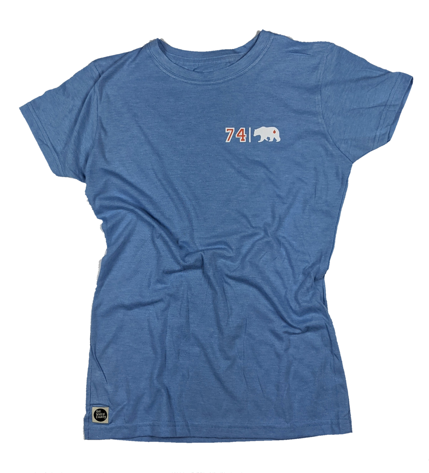 Wmn's 74 Bear tee - H Blue