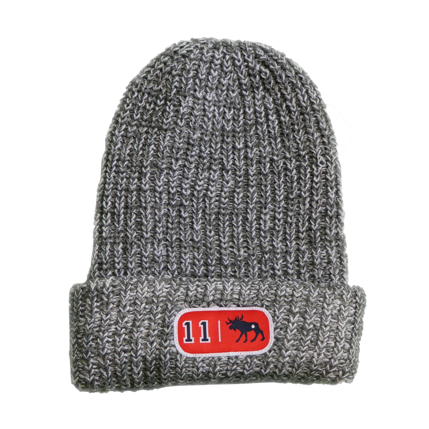 11 Woven Toque - Grey/White