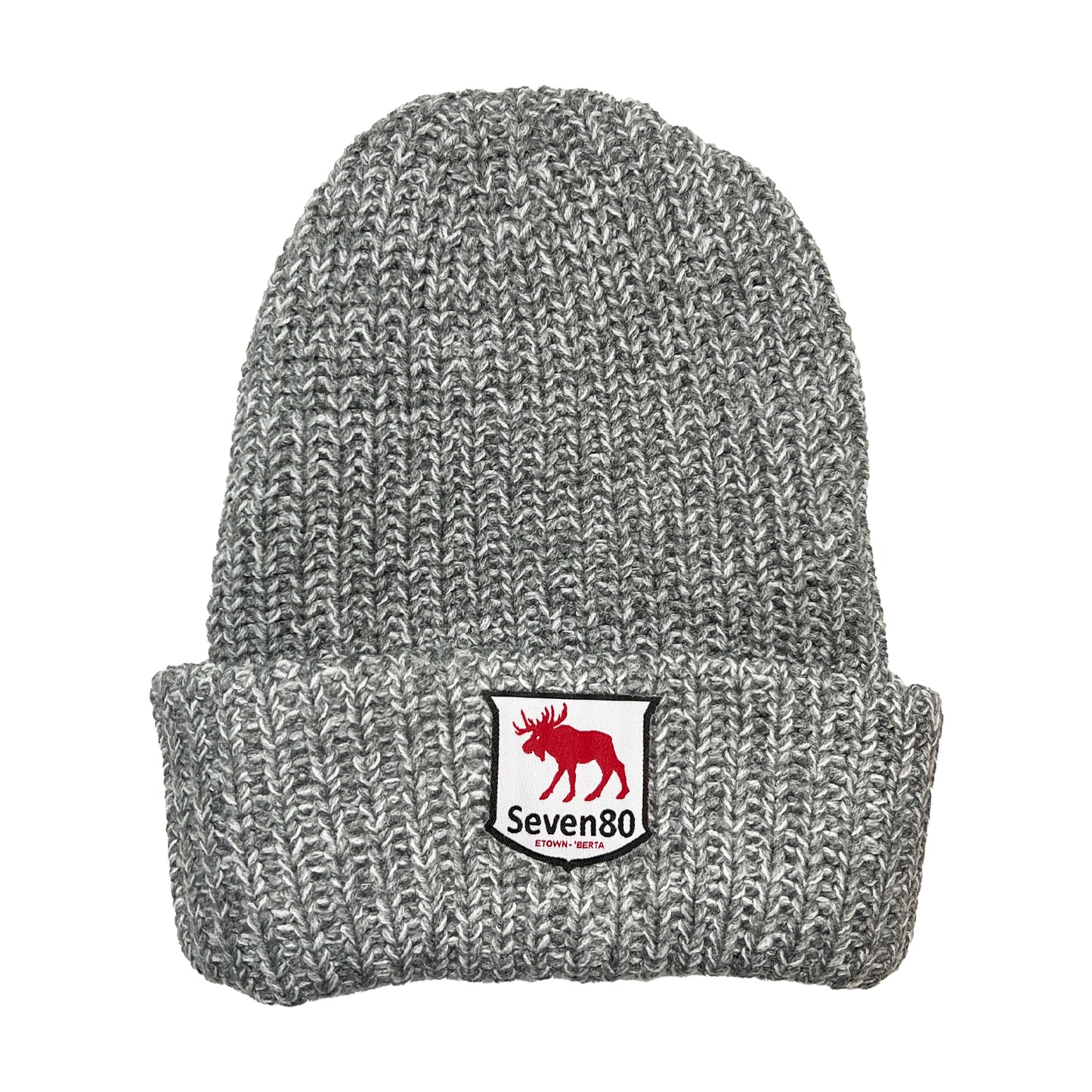 Mobil Woven Toque - Grey/White