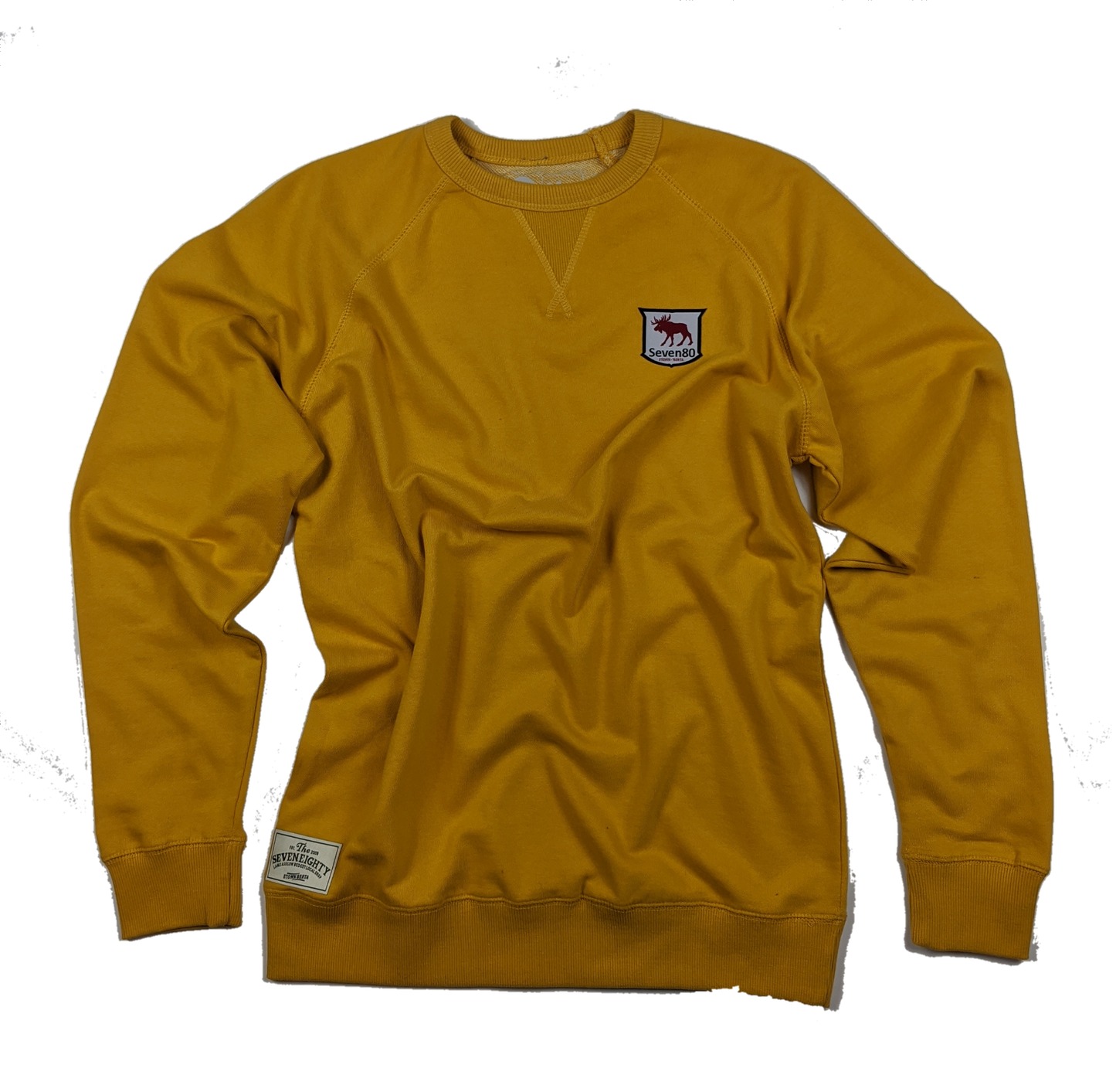 Mobil French Terry Crew - Yellow