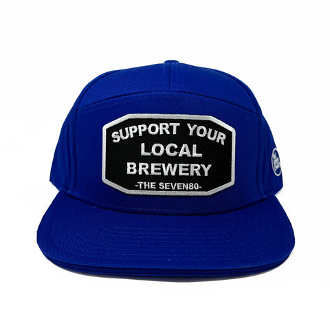 7 Panel Support Your Local Brewery Hat