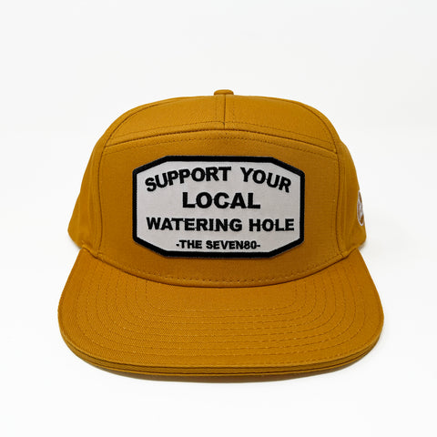 7 Panel Support Your Local Watering Hole Hat
