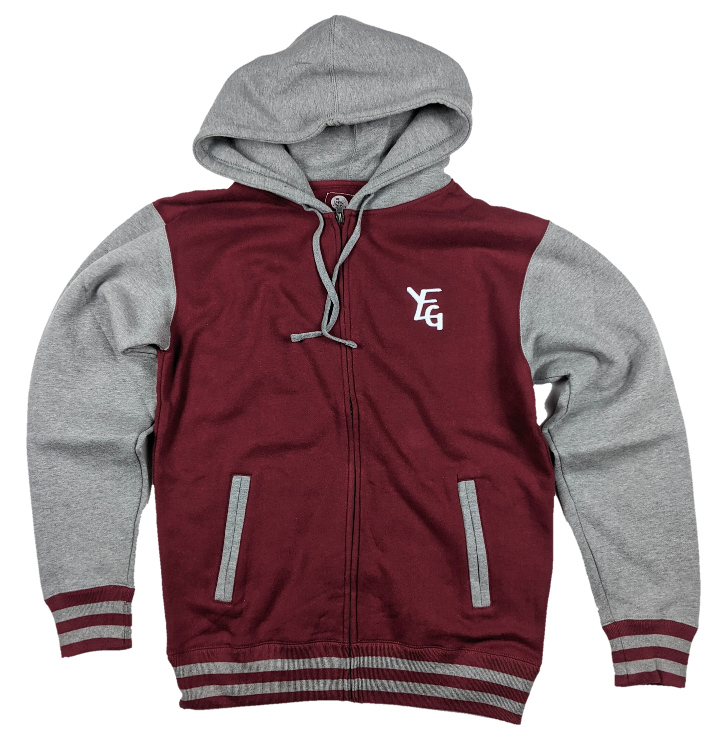 3D YEG Fleece Jacket - Maroon