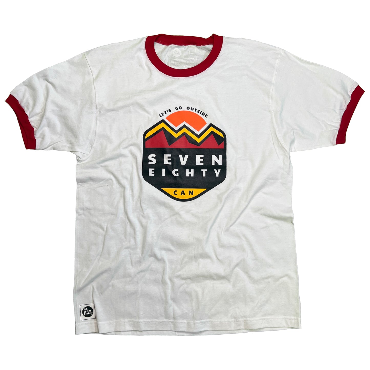 Outdoors Sunset Ringer Tee