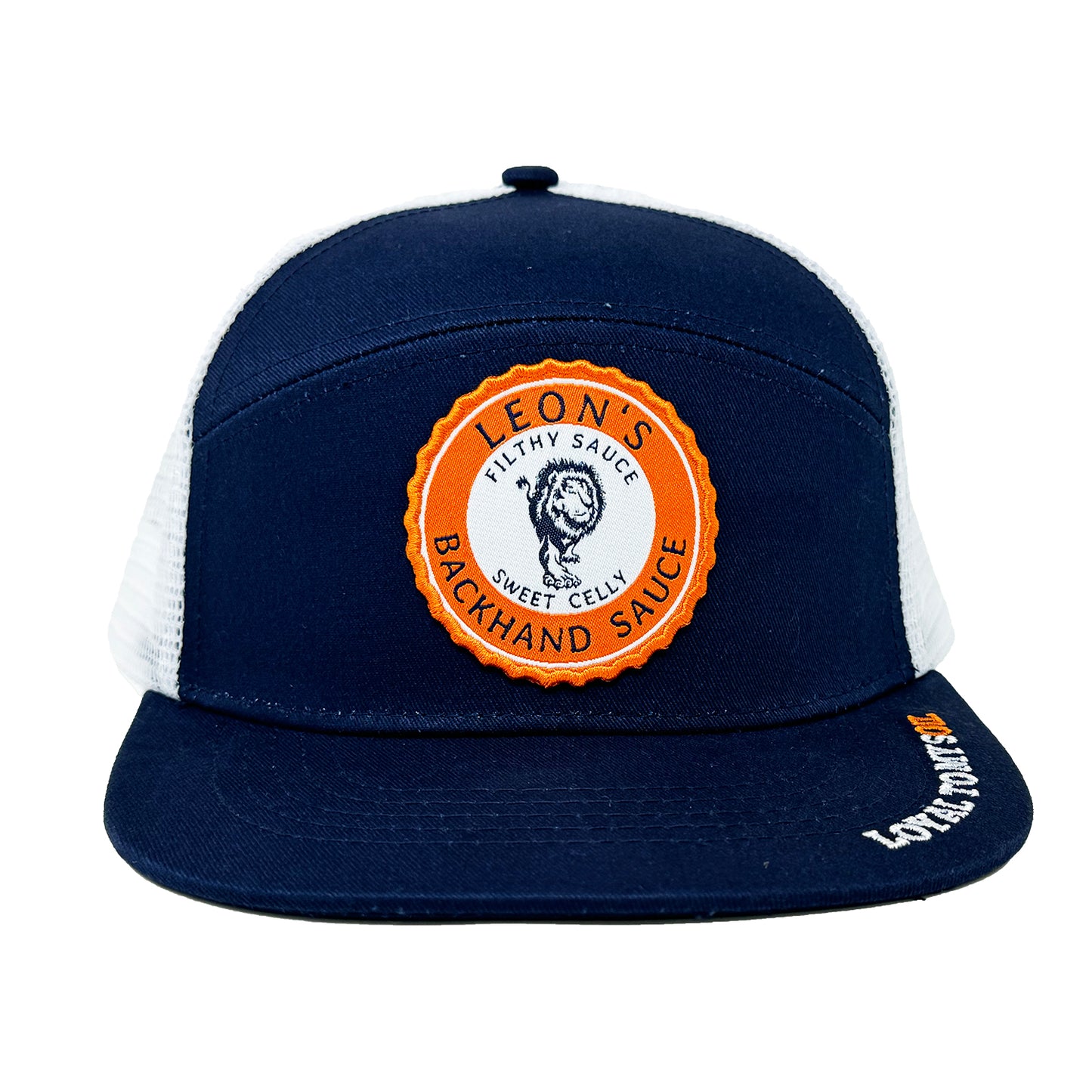 Leon's Back Hand Sauce Navy Hat