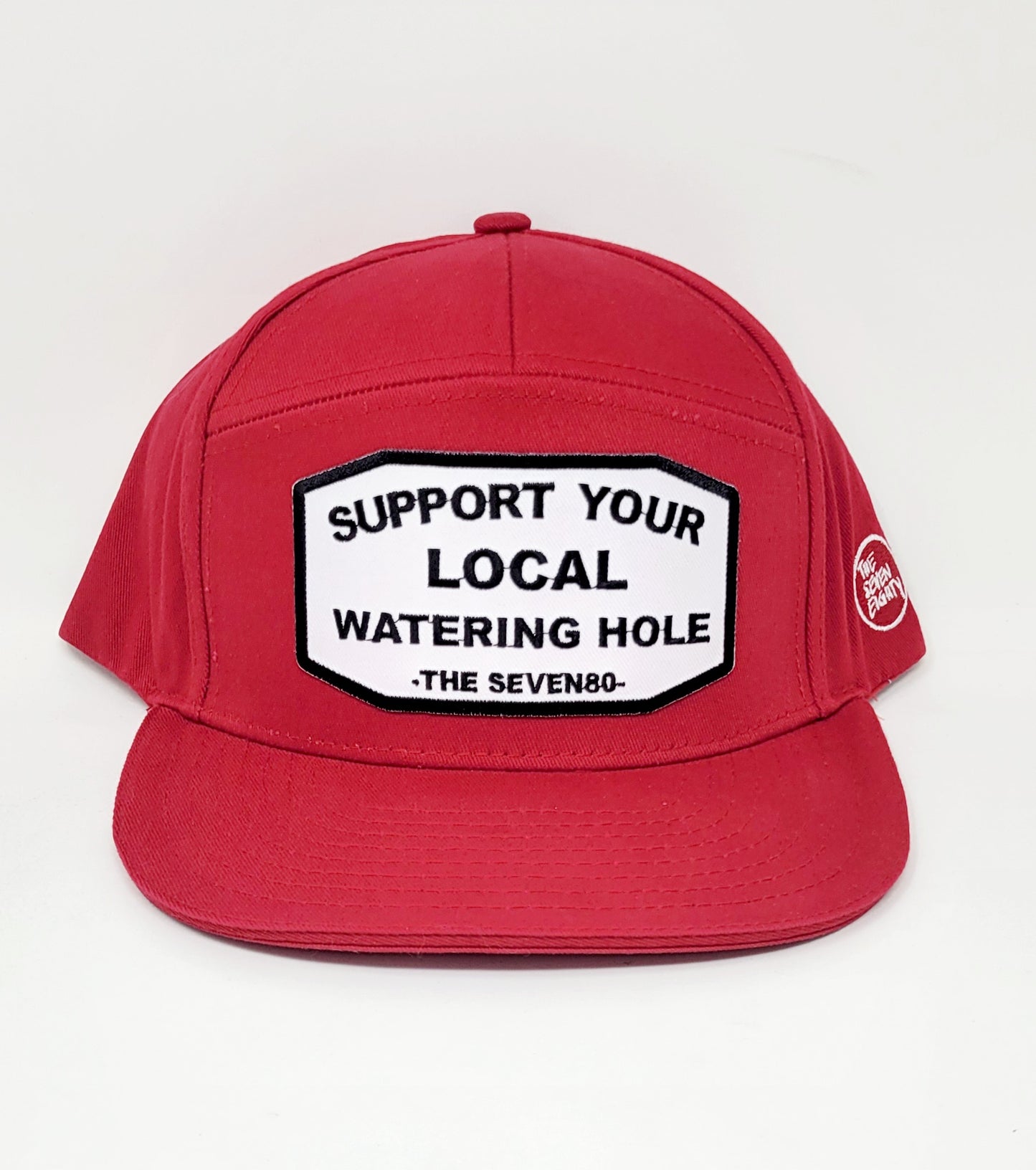 7 PANEL SUPPORT YOUR LOCAL WATERING HOLE RED