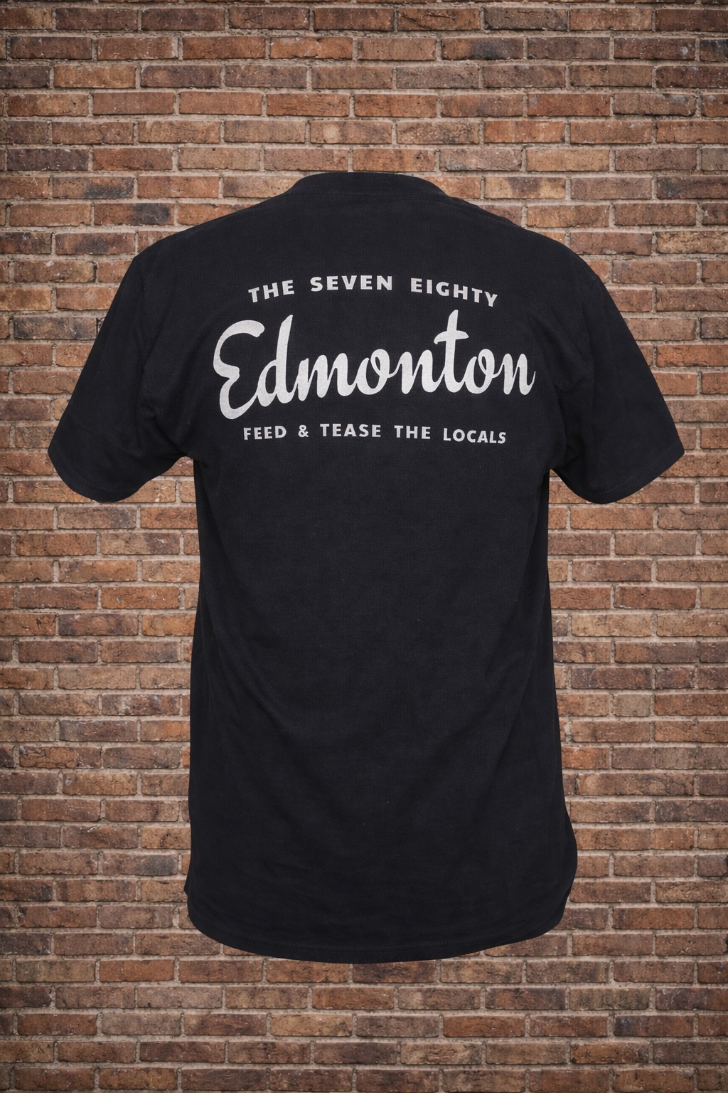 THE EDMONTON SCRIPT POCKET TEE