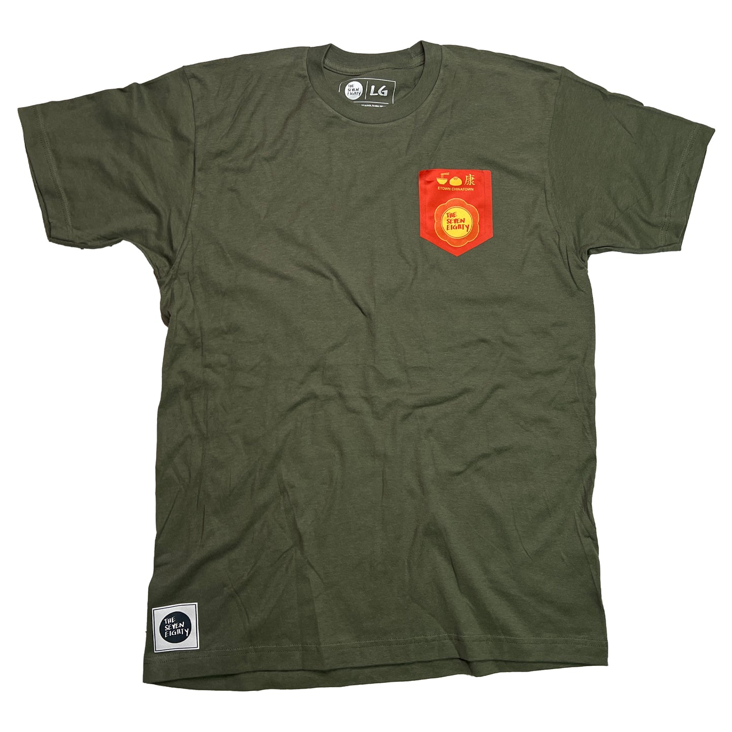Chinatown Red Pocket Tee