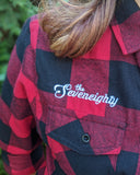 Women's Campfire shirt - Red/Black