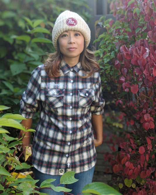 Women's Campfire shirt - White/Red