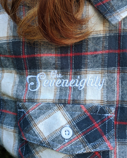 Women's Campfire shirt - White/Red