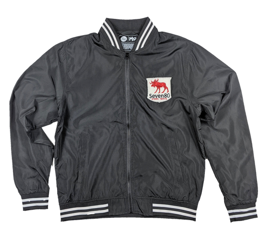 Mobil Bomber Jacket - Black