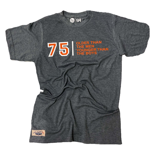 75 Older Than The Men tee