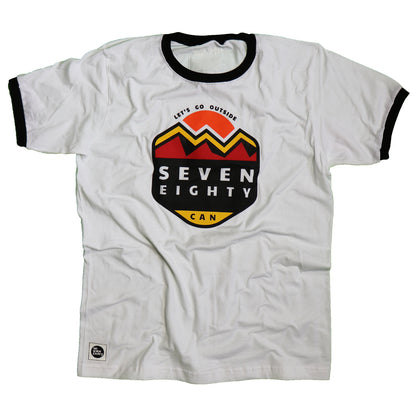 Outdoors Sunset Ringer Tee