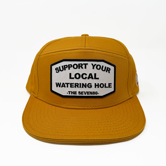 7 PANEL SUPPORT YOUR LOCAL WATERING HOLE YELLOW