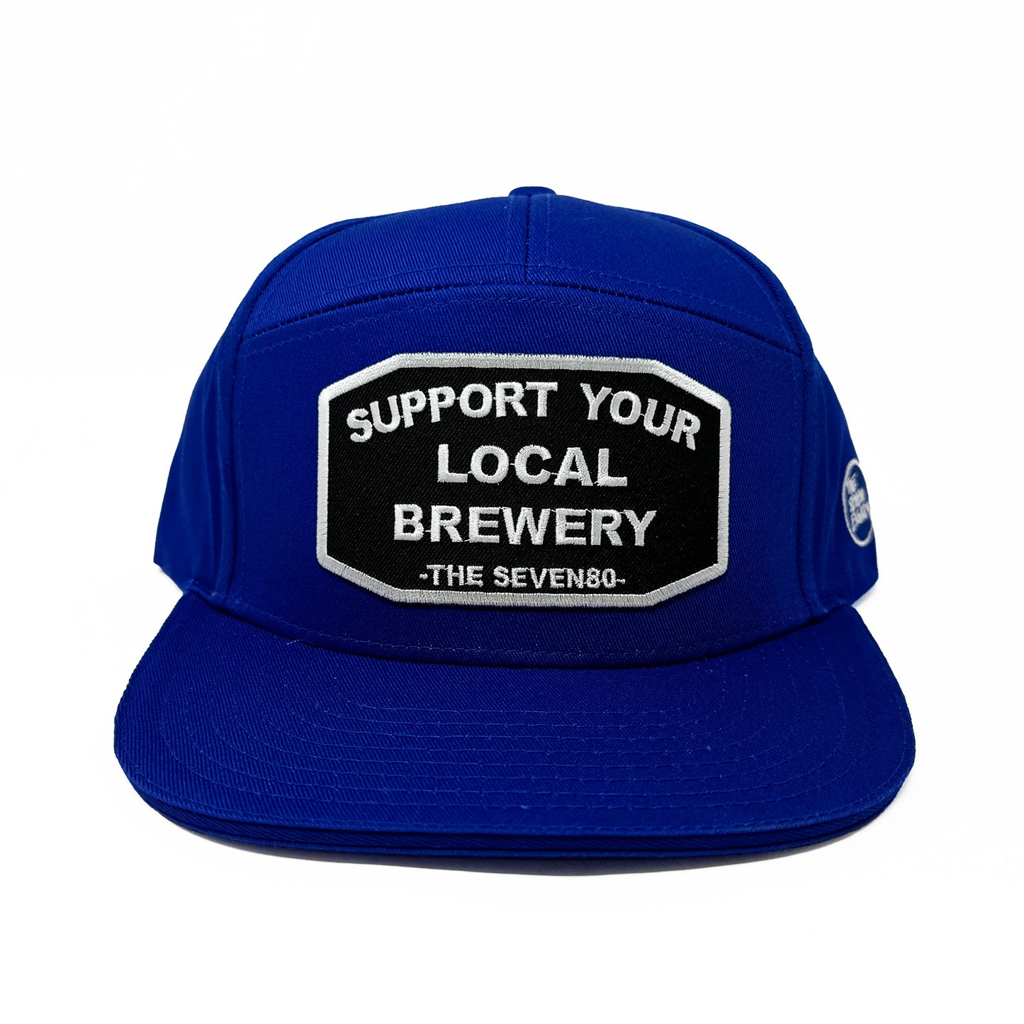 7 PANEL SUPPORT YOUR LOCAL BREWERY HAT ROYAL