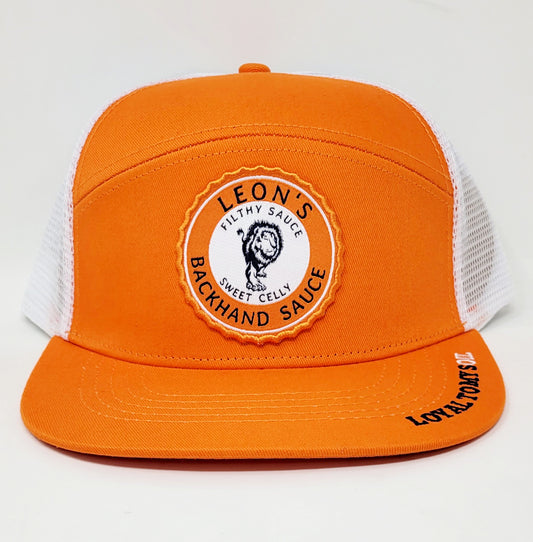 Leon's Back Hand Sauce Orange Hat