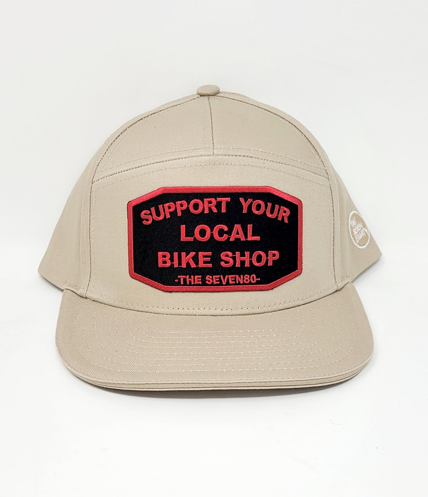 7 PANEL SUPPORT YOUR LOCAL BIKESHOP KHAKI