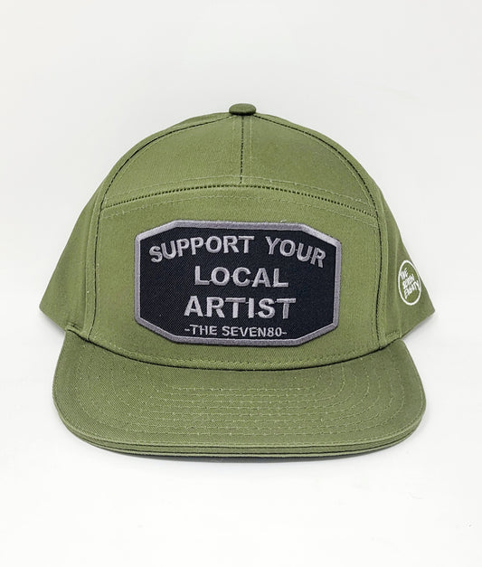 7 PANEL SUPPORT YOUR LOCAL ARTIST GREEN