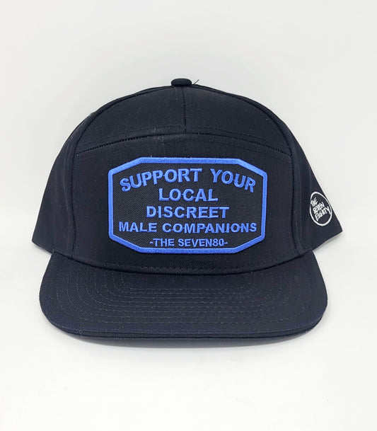 7 PANEL SUPPORT YOUR LOCAL MALE COMPANIONS BLACK