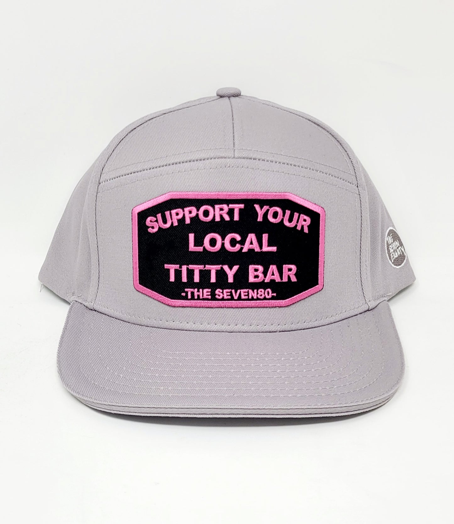 7 PANEL SUPPORT YOUR LOCAL TITTY BAR GREY