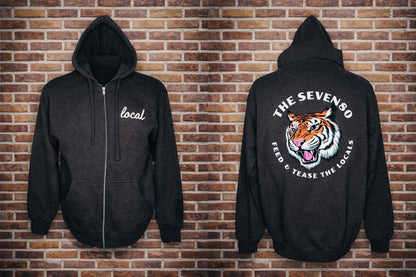 F & T TIGER HEAD HOODY