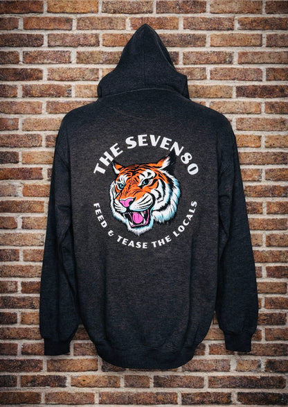 F & T TIGER HEAD HOODY