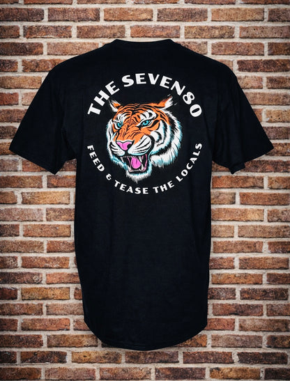 F & T TIGER HEAD POCKET TEE