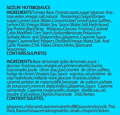 CONNOR'S SIZZLIN HOT BBQ SAUCE