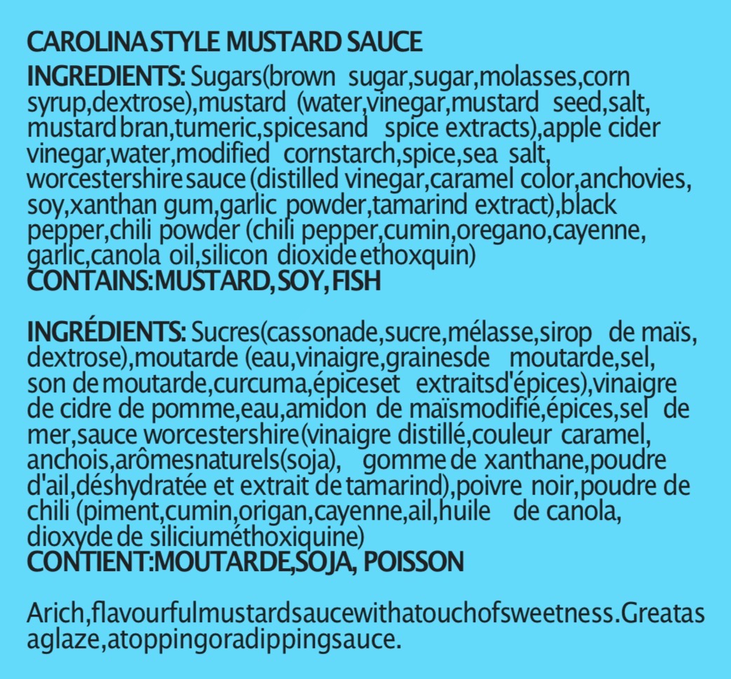 LEON'S SWEET MUSTARD SAUCE