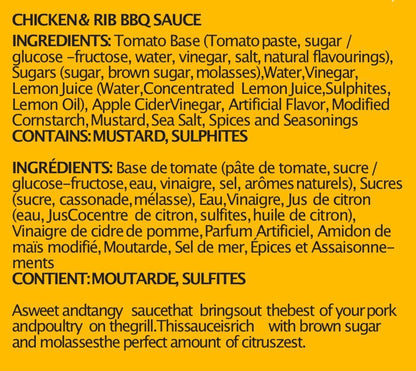 TSE CHICKEN N RIB BBQ SAUCE