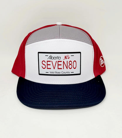 7 PANEL LICENSE PLATE HAT