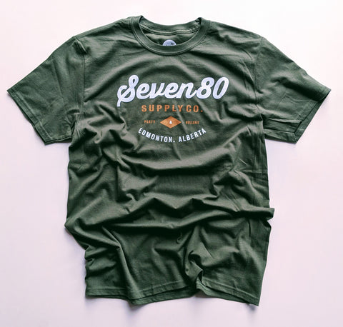 Party & Bullshit Tee Army Green