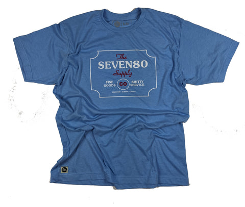 The Blade Tee-  H Blue