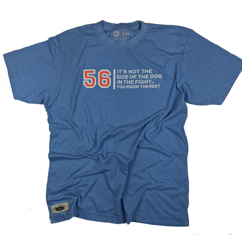 56 Yamo tee - Heather Blue