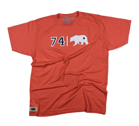 74 Bear Tee - H. Orange