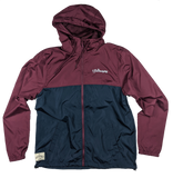 Pack that Packing Sheet Jacket - Navy/Maroon