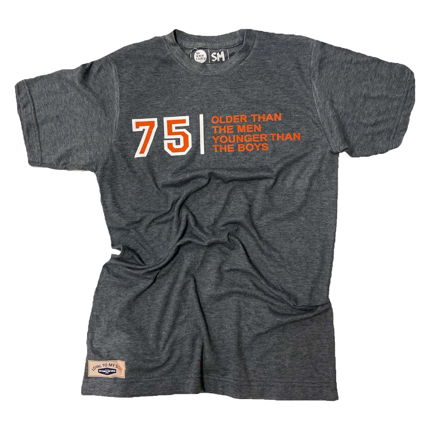 75 Older Than The Men tee