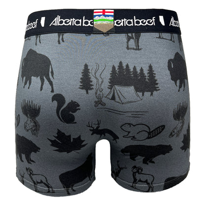 Alberta Beef Wallpaper Grey