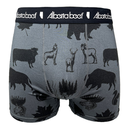 Alberta Beef Wallpaper Grey